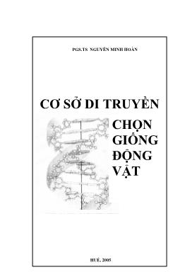 Giáo trình Cơ sở di truyền chọn giống động vật