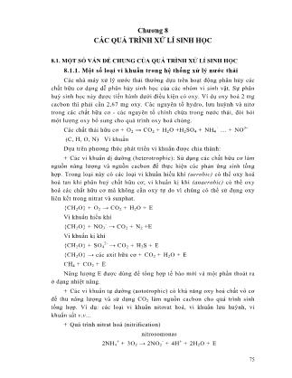 Giáo trình Công nghệ môi trường (Phần 2)