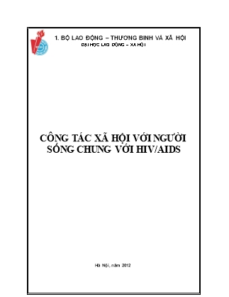 Giáo trình Công tác xã hội với người sống chung với HIV/AIDS