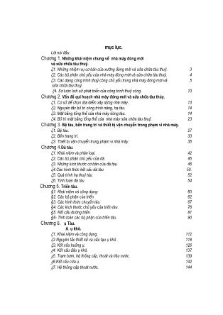 Giáo trình Công trình thủy công trong nhà máy đóng tàu