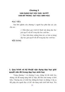 Giáo trình Dạy học theo vấn đề trong dạy học sinh học (Phần 2)