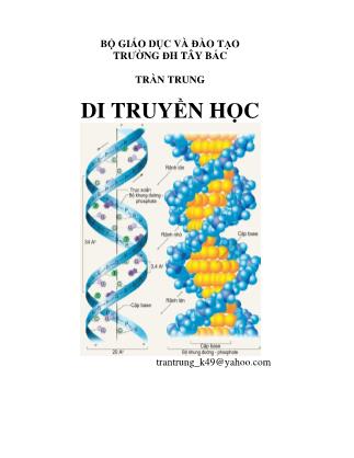 Giáo trình Di truyền học (Phần 1)