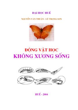 Giáo trình Động vật học không xương sống