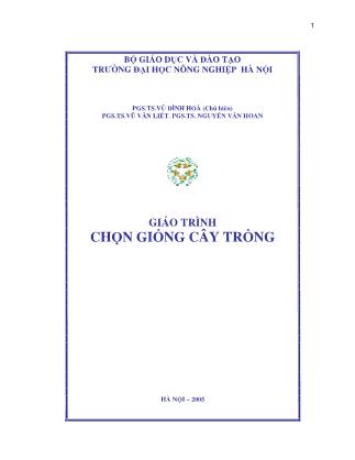 Giáo trình Động vật học - Vũ Ðình Hoà