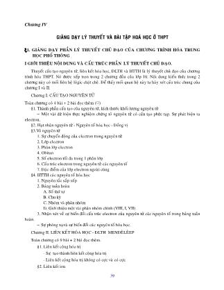 Giáo trình Giảng dạy hóa học ở trường phổ thông (Phần 2)