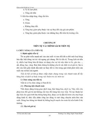 Giáo trình Kinh tế vĩ mô (Phần 2)