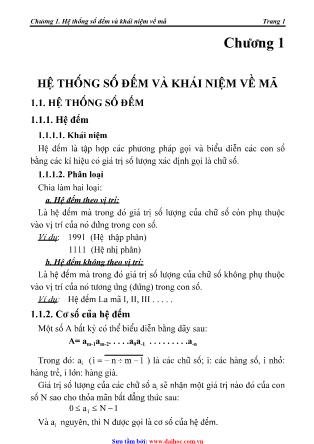 Giáo trình Kỹ thuật số