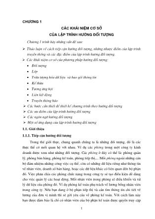 Giáo trình Lập trình hướng đối tượng (Bản đẹp)