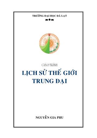 Giáo trình Lịch sử thế giới trung đại (Phần 1)
