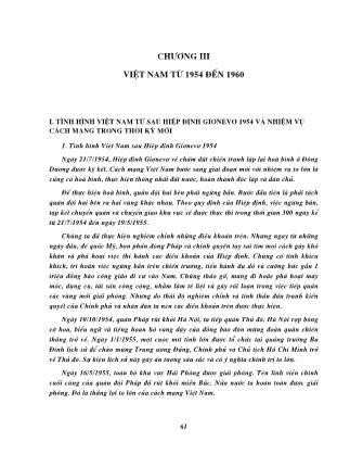 Giáo trình Lịch sử Việt Nam 1945-1960 (Phần 2)