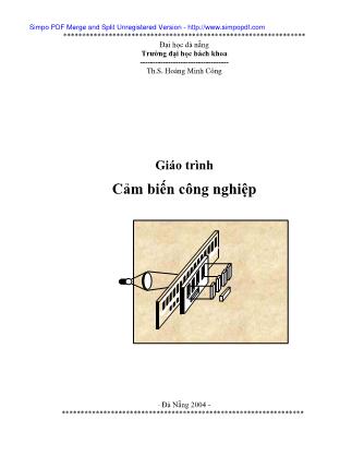Giáo trình môn Cảm biến công nghiệp