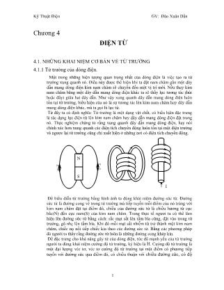 Giáo trình môn Kỹ thuật điện (Phần 2)