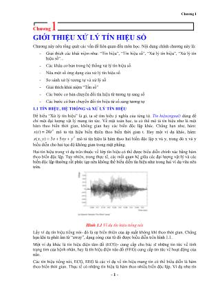Giáo trình môn Xử lý tín hiệu số