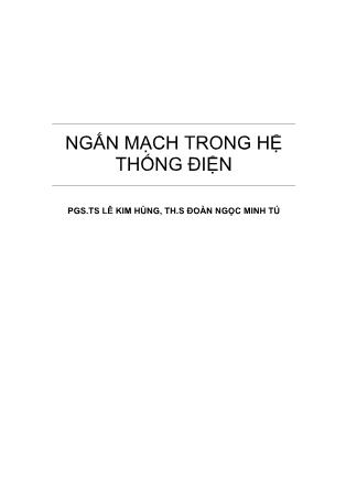 Giáo trình Ngắn mạch trong hệ thống điện