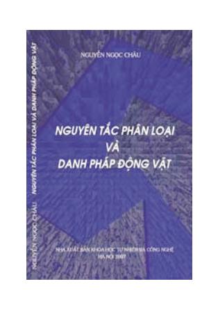 Giáo trình Nguyên tắc phân loại và danh pháp động vật (Phần 1)