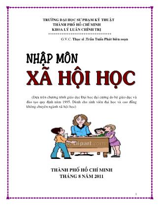 Giáo trình Nhập môn xã hội học (Bản đẹp)