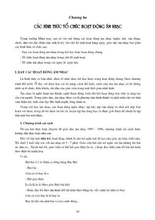 Giáo trình Phương pháp giáo dục âm nhạc trong trường mầm non