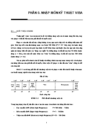 Giáo trình Siêu cao tần