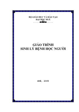 Giáo trình Sinh lý bệnh học người (Phần 1)