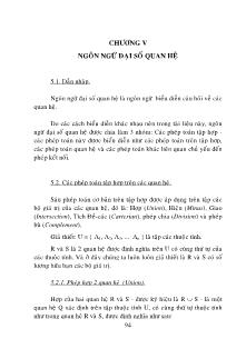 Giáo trình Thiết kế cơ sở dữ liệu (Phần 2)