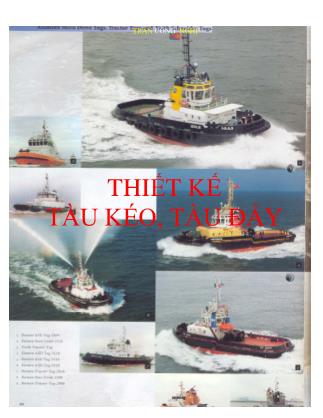 Giáo trình Thiết kế tàu kéo, tàu đẩy