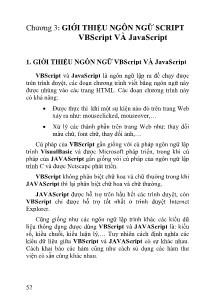 Giáo trình Thiết kế và lập trình với ASP (Phần 2)