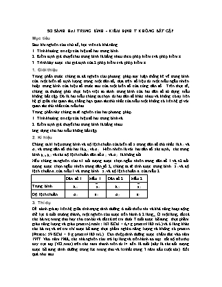 Giáo trình Thống kê cơ bản - Chương 11: So sánh hai trung bình - Kiểm định T không bắt cặp