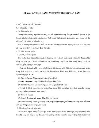 Giáo trình Thực hành văn bản Tiếng Việt (Phần 2)