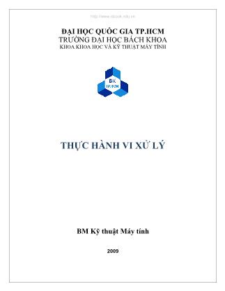 Giáo trình Thực hành vi xử lý