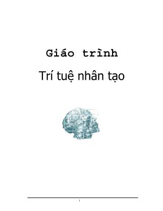 Giáo trình Trí tuệ nhân tạo (Phần 1)