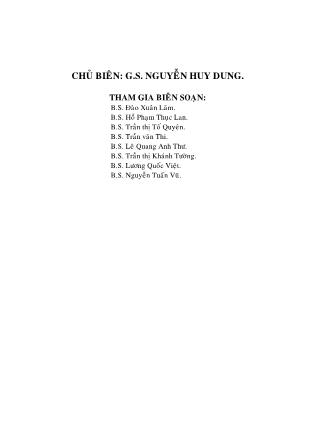 Giáo trình Triệu chứng học nội khoa (Bản đẹp)