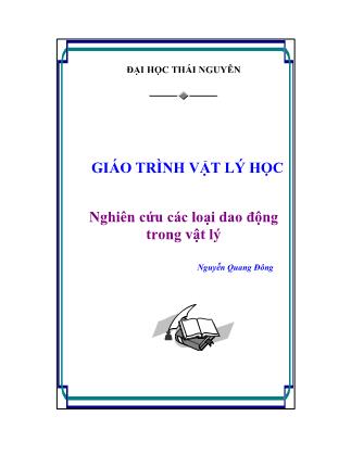Giáo trình Vật lý học - Nghiên cứu các loại dao động trong vật lý