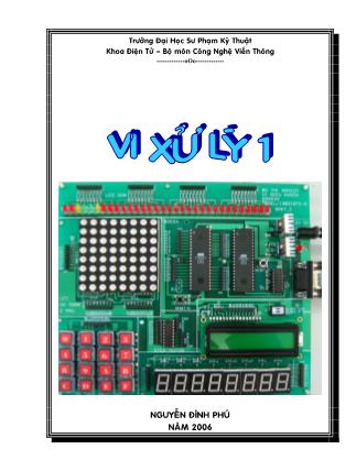 Giáo trình Vi xử lý 1