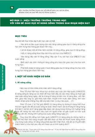 Hiệu trưởng trường trung học với vấn đề giáo dục giá trị sống, kĩ năng sống và giao tiếp ứng xử trong quản lí (Phần 2)