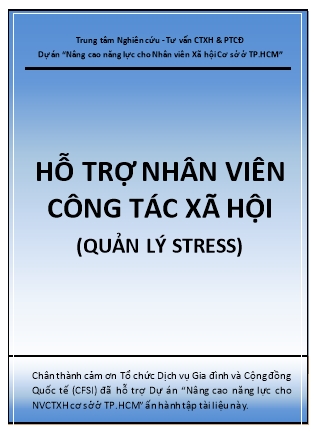 Hỗ trợ nhân viên công tác xã hội (Quản lý stress)