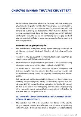 Hướng dẫn người khuyết tật và gia đình về phục hồi chức năng dựa vào cộng đồng (Phần 2)