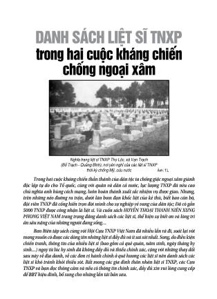 Huyền thoại thanh niên xung phong Việt Nam (Phần 2)