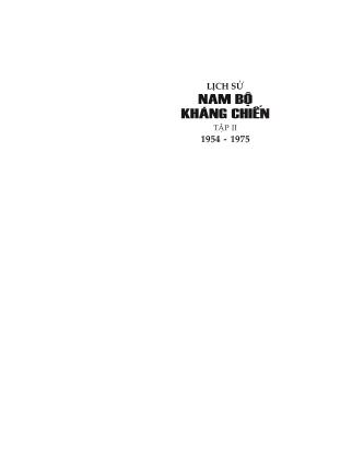 Lịch sử Nam Bộ kháng chiến - Tập 2 (Phần 1)