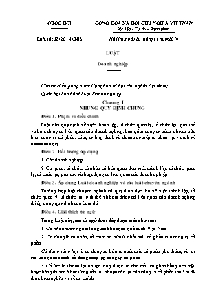 Luật Doanh nghiệp (Mới)