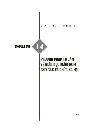 Module Mầm non 14: Phương pháp tư vấn về giáo dục mầm non cho các tổ chức xã hội - Nguyễn Thị Quyên
