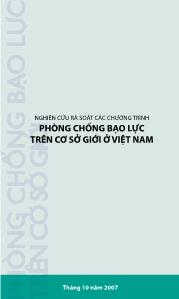 Phòng chống bạo lực trên cơ sở giới ở Việt Nam