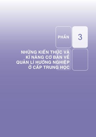 Quản lí hướng nghiệp ở cấp trung học (Phần 2)