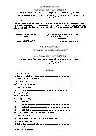 Quy chuẩn kỹ thuật quốc gia về đánh giá năng lực cơ sở chế tạo và cung cấp dịch vụ tàu biển