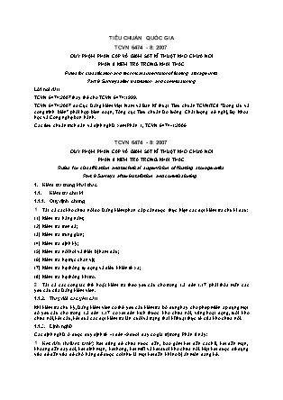 Quy phạm phân cấp và giám sát kĩ thuật kho chứa nổi - Phần 8: Kiểm tra trong khai thác