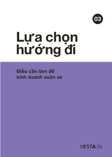 Quyển 3: Lựa chọn hướng đi