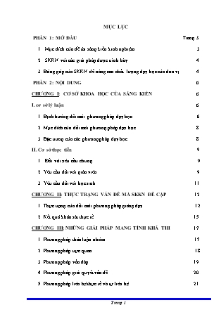 Sáng kiến kinh nghiệm Phát huy tính tích cực, chủ động của học sinh trong học tập môn Giáo dục công dân