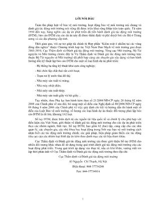 Sổ tay Đánh giá tác động môi trường (Phần 1)