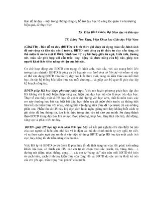 Sử dụng bản đồ tư duy trong dạy học