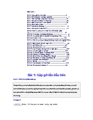 Tiếng Anh hàng ngày