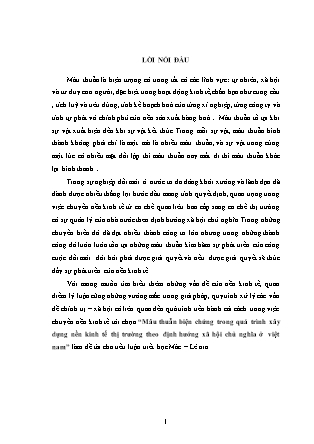 Tiểu luận Mâu thuẫn biện chứng trong quá trình xây dựng nền kinh tế thị trường theo định hướng xã hội chủ nghĩa ở Việt Nam